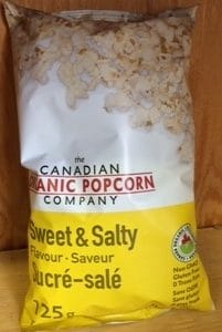 Organic Popcorn - Sweet & Salty (125g)