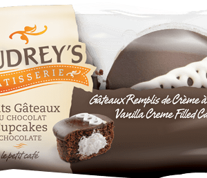 Audrey's Chocolate Creme Filled Cupcakes (2 Pack)