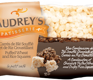 Audrey's Crispy Rice & Puffed Wheat Square