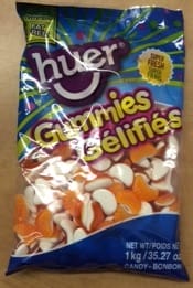 Huer Gummi Orange Slices (1kg)