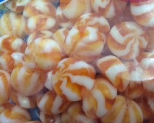 Huer Gummi Swirls Orange (1kg)
