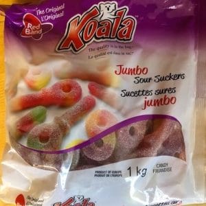 Koala Jumbo Sour Suckers (1kg)