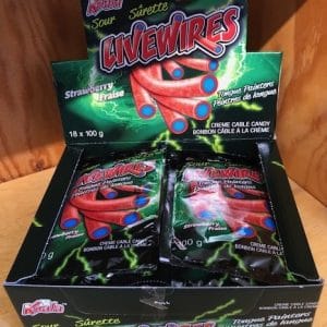 Livewires Sour Strawberry Tongue Painters (18x100g)