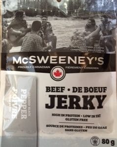 McSweeney's 80g Peppered Beef Jerky Bag