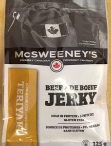 McSweeney's 125g Teriyaki Beef Jerky Bag