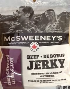 McSweeney's 80g Hot N' Sweet Beef Jerky Bag