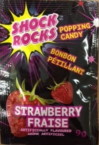 Shock Rocks Strawberry Popping Candy (24ct)
