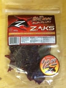 Zaks Beef Jerky Bags - Sweet Chilli (120g)