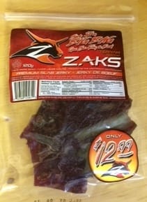 Zaks Beef Jerky Bags - Teriyaki (120g)