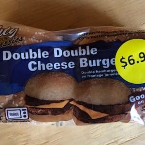 Quality Double Cheeseburger (2 Pack x 326g)