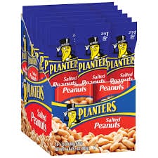 Planters Tube Salted Peanuts (12x70g)