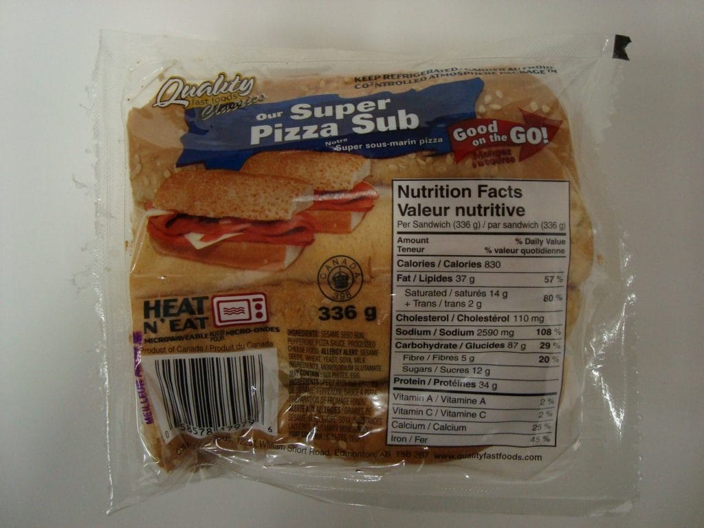 Quality Super Pizza Sub (2 Pack x 336g)
