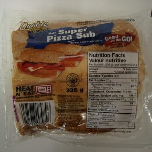 Quality Super Pizza Sub (2 Pack x 336g)