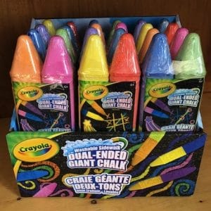 Crayola Dual-Ended Washable Sidewalk Chalk (12ct)