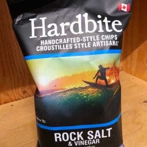 Hardbite Rock Salt & Vinegar Potato Chips (150g)