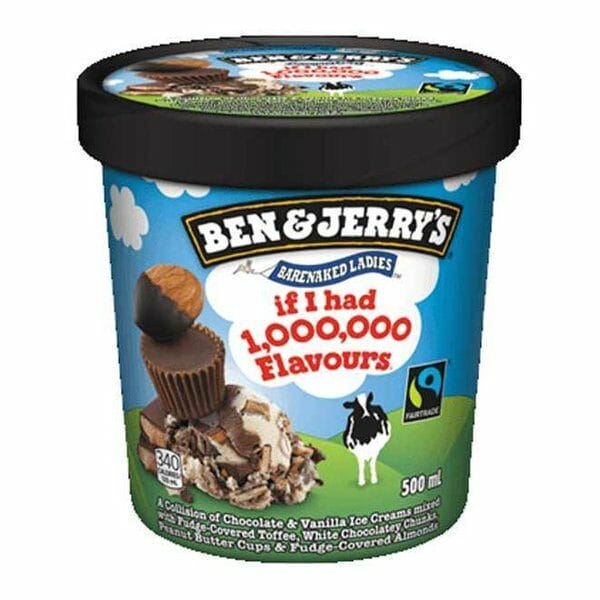 Ben & Jerry's If I Had 1,000,000 Flavours (8x500ml)