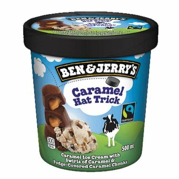 Ben & Jerry's Caramel Hat Trick (8x500ml)