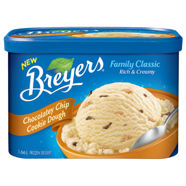 Breyers Classic Choc Chip Cookie Dough (4x1.66L)