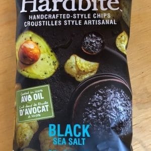 Hardbite Avo Oil Black Sea Salt Potato Chips (128g)