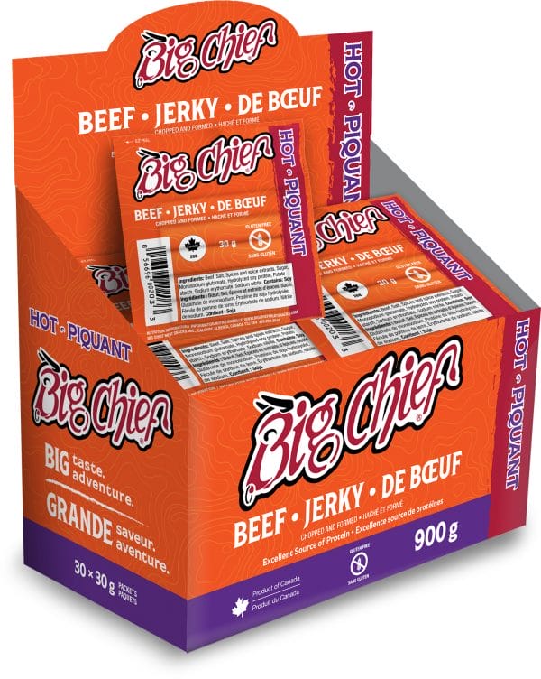 Big Chief - Hot Jerky (30x30g)