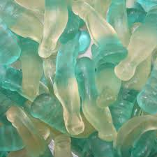 Huer Gummi Blue Raspberry Bottles (1kg)