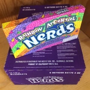 Video Box Rainbow Nerds (12ct)