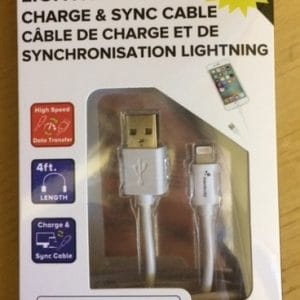 Lightning Cable 4ft - White