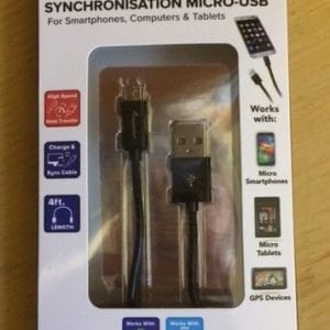 4ft Micro Cable - Black