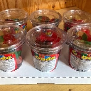 Candy Dude Gummi Treats Cup w/ Tray (160g)