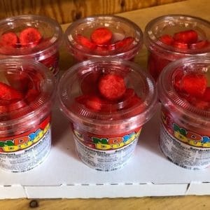 Candy Dude Marshmallow Strawberries Cup w/ Tray (80g)