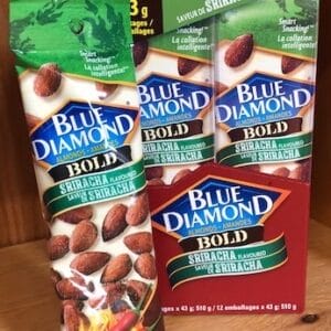 Blue Diamond Tube - Sriracha Almonds (12x43g)