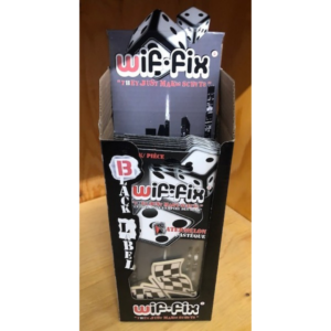 Air Freshener - Wif-fix Black Label Checkered Flag (10ct)