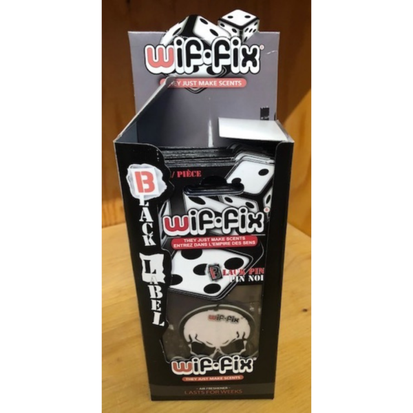 Air Freshener - Wif-fix Black Label Skull (10ct)