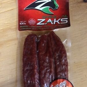 Zaks Sausage Pack - Garlic (100g)