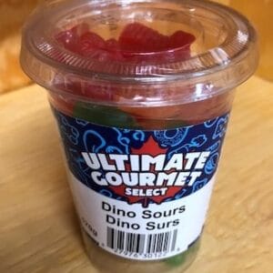 Ultimate Gourmet Select Dino Sours Cup w/ Tray (170g)