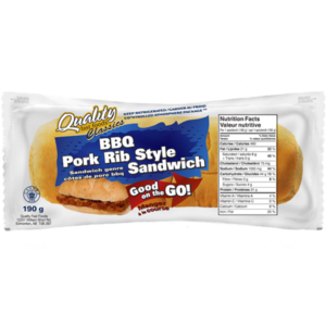 Quality BBQ Pork Rib Sandwich (190g)