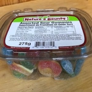 Nature's Bounty Assorted Sour Gummies Tub (275g)
