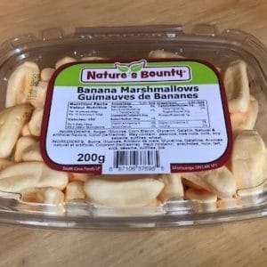 Nature's Bounty Banana Marshmallows Tub (200g)