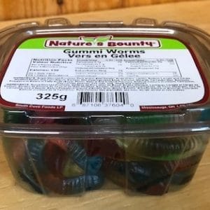 Nature's Bounty Gummi Worms Tub (325g)