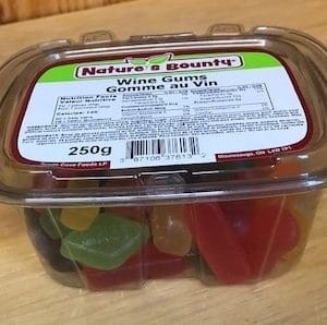 Nature's Bounty Wine Gums (250g)