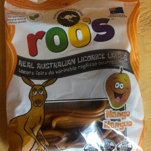 Roo's Aussie Licorice Laces - Mango (120g)