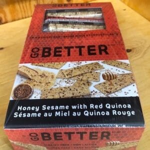 Go Better - Red Quinoa Honey Sesame Bars (24ct)