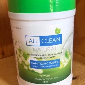 All Clean Natural 110ct Sanitizing Wipes
