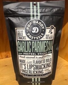 Pop Daddy Garlic Parmesan Pretzel Sticks (212g)