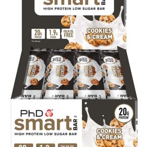 PhD Smart Bar Cookies & Cream (12ct)