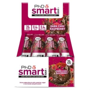 PhD Smart Bar Dark Chocolate Raspberry (12ct)